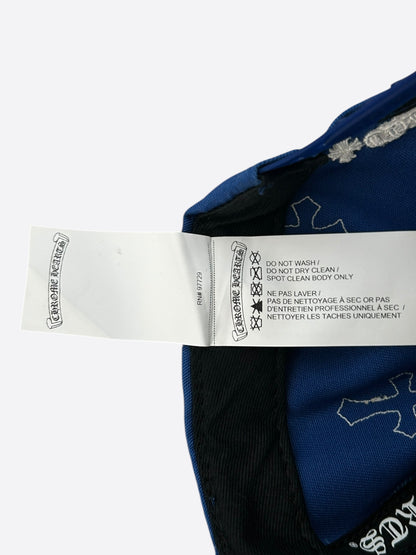 Chrome Hearts Blue & White Cross Patch Hat