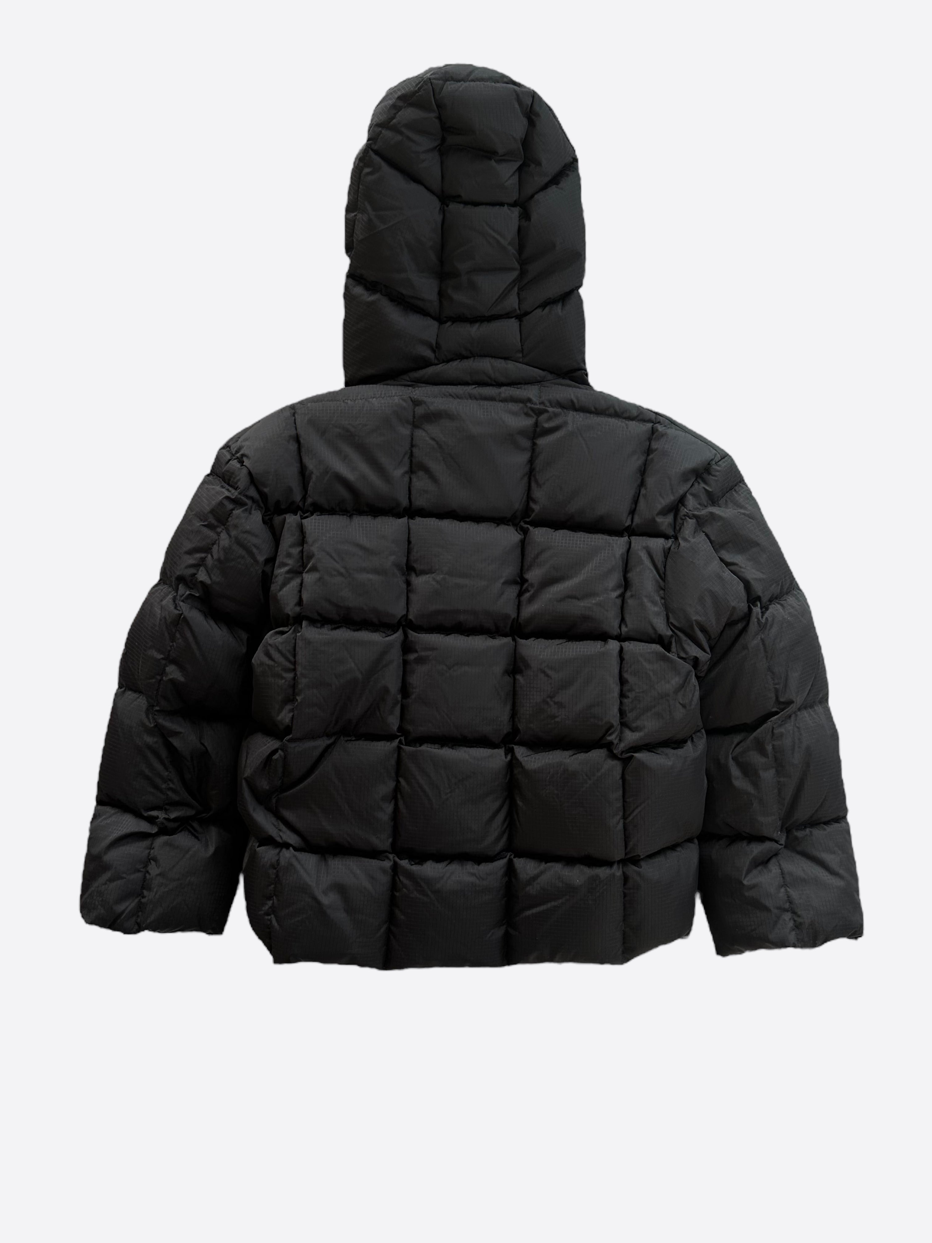 Louis Vuitton Black & Brown Monogram Womens Puffer Jacket