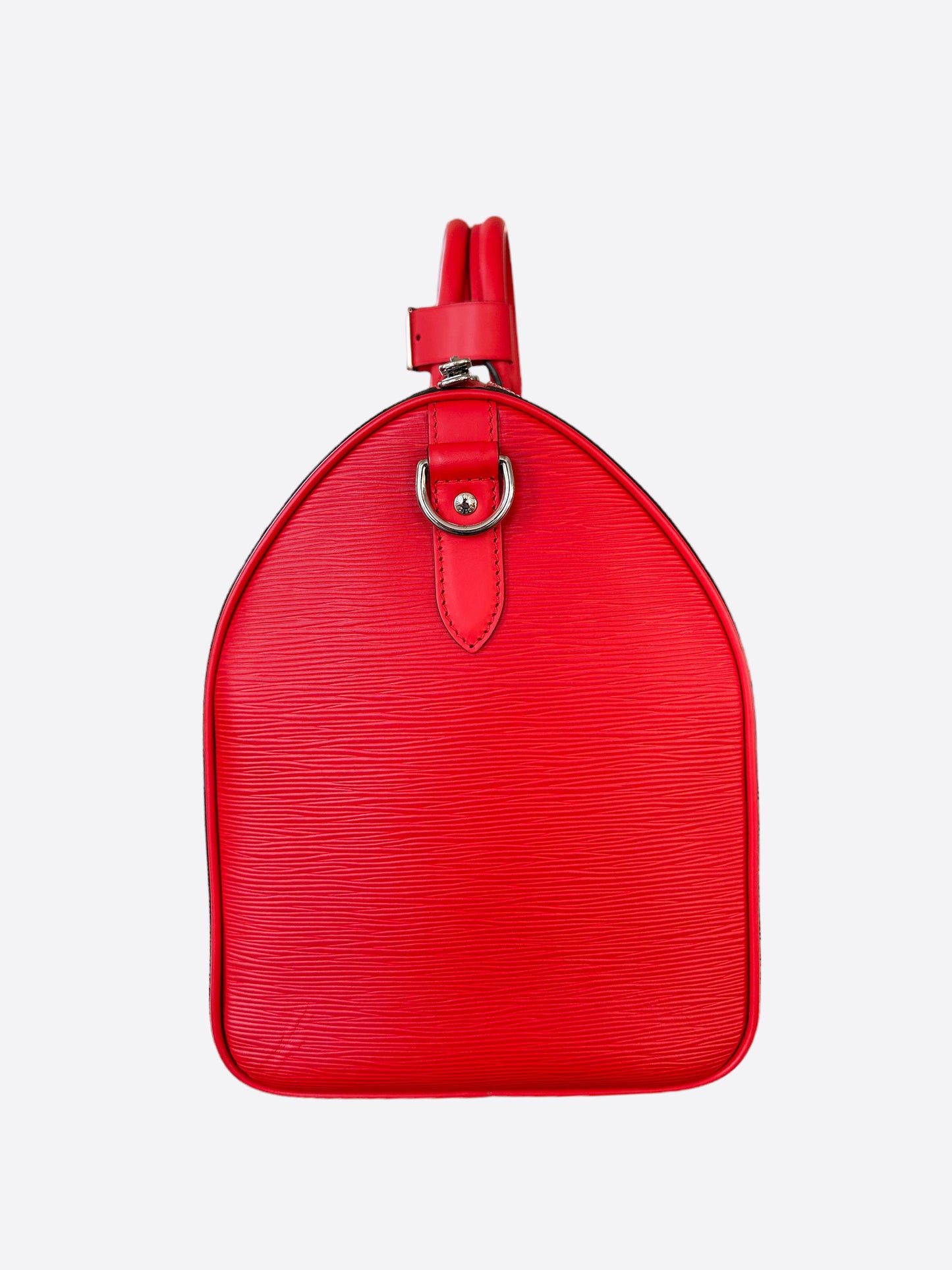 Louis Vuitton Supreme Red EPI Leather Keepall 45