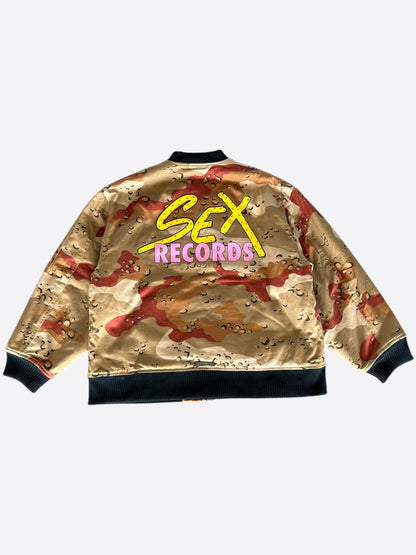 Chrome Hearts Desert Camouflage Sex Records Bomber Jacket