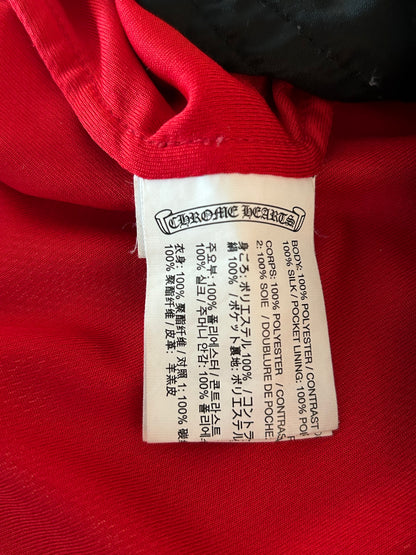 Chrome Hearts Red & White Horseshoe Logo Track Jacket