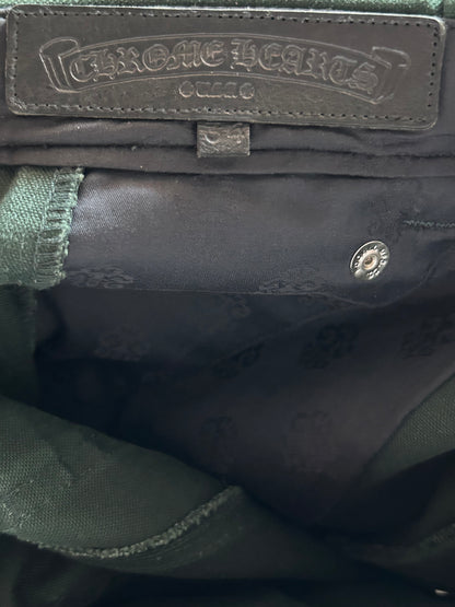 Chrome Hearts Green Carpenter Pants