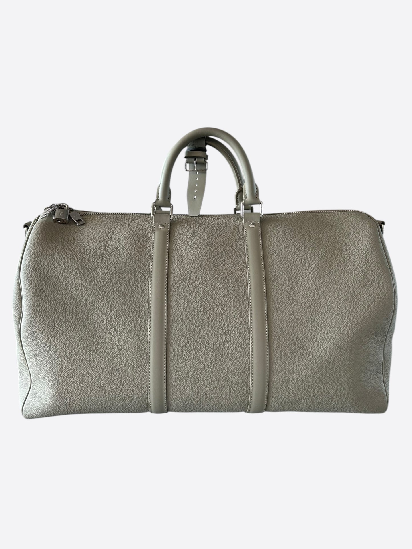 Louis Vuitton Khaki Aerogram Keepall 50