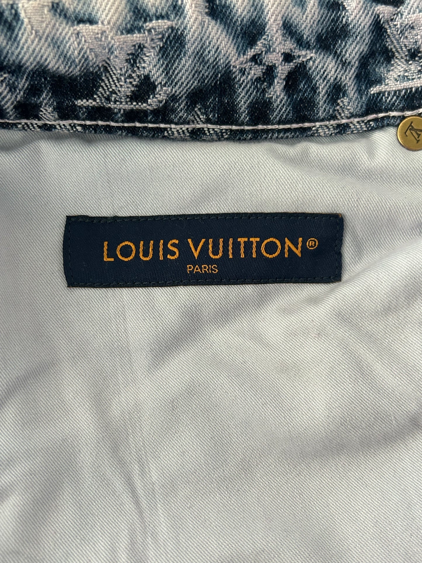 Louis Vuitton Purple & Blue Monogram Carpenter Jeans