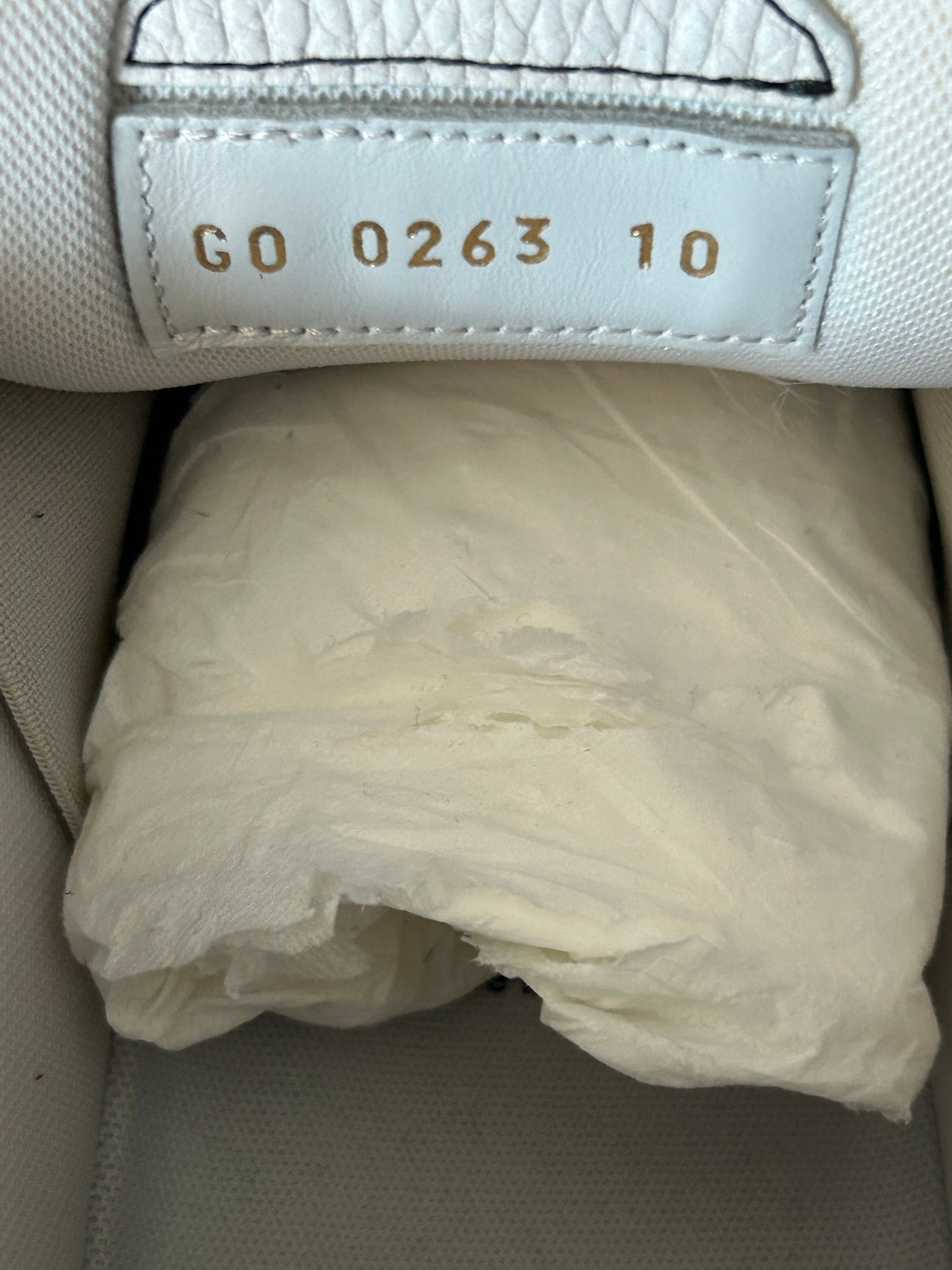 Louis Vuitton White & Grey Skate Trainers