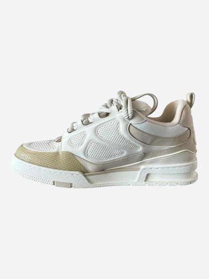Louis Vuitton Tan & White Skate Trainers