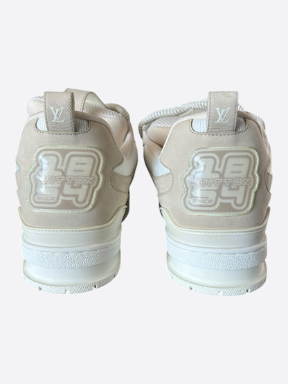 Louis Vuitton Tan & White Skate Trainers