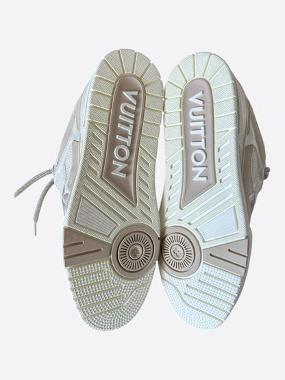Louis Vuitton Tan & White Skate Trainers