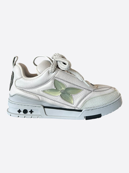 Louis Vuitton White & Grey Skate Trainers