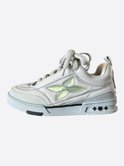 Louis Vuitton White & Grey Skate Trainers