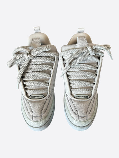 Louis Vuitton White & Grey Skate Trainers