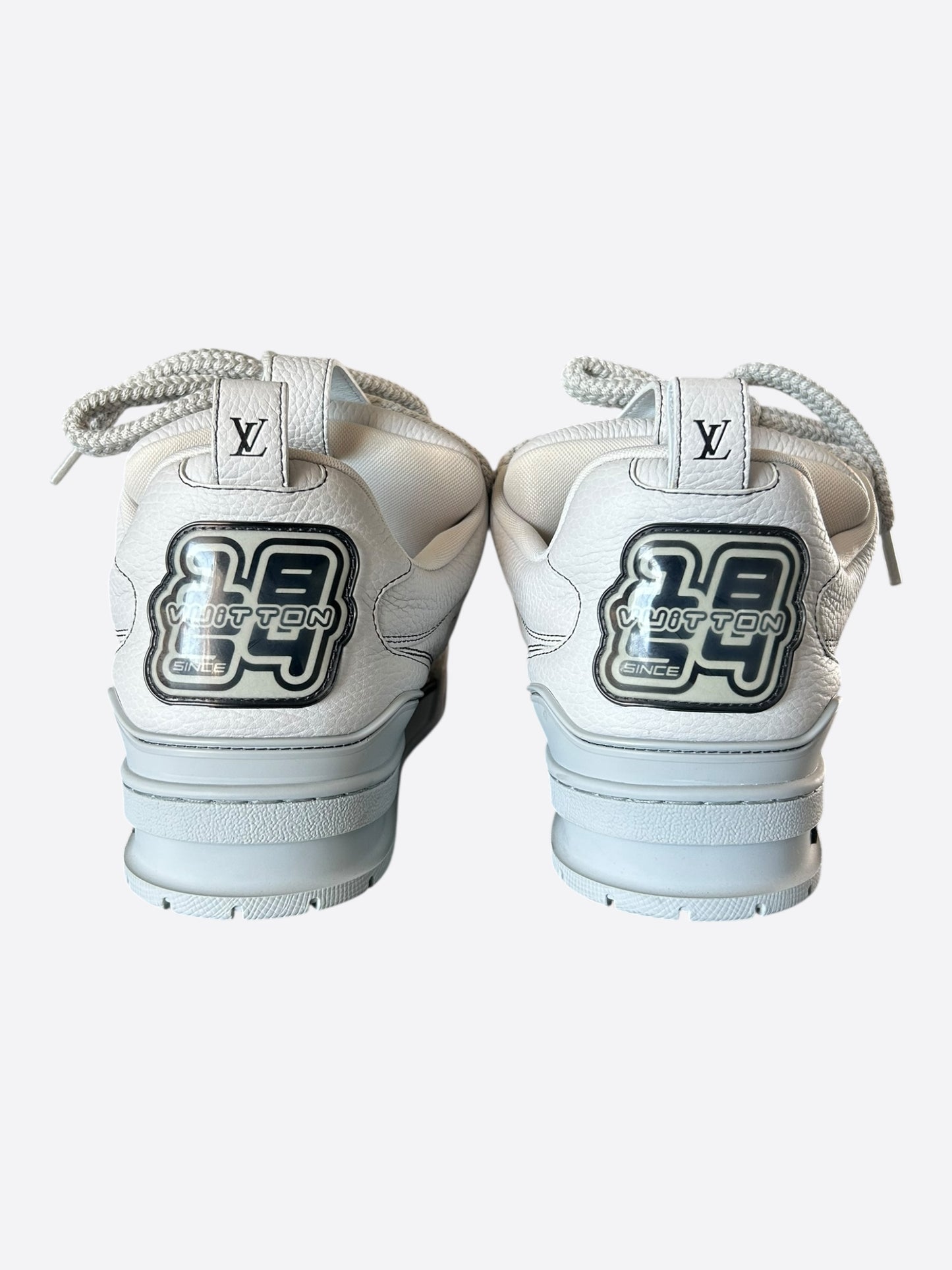 Louis Vuitton White & Grey Skate Trainers