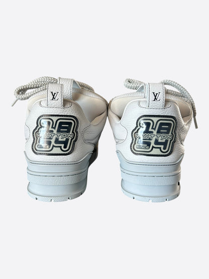 Louis Vuitton White & Grey Skate Trainers