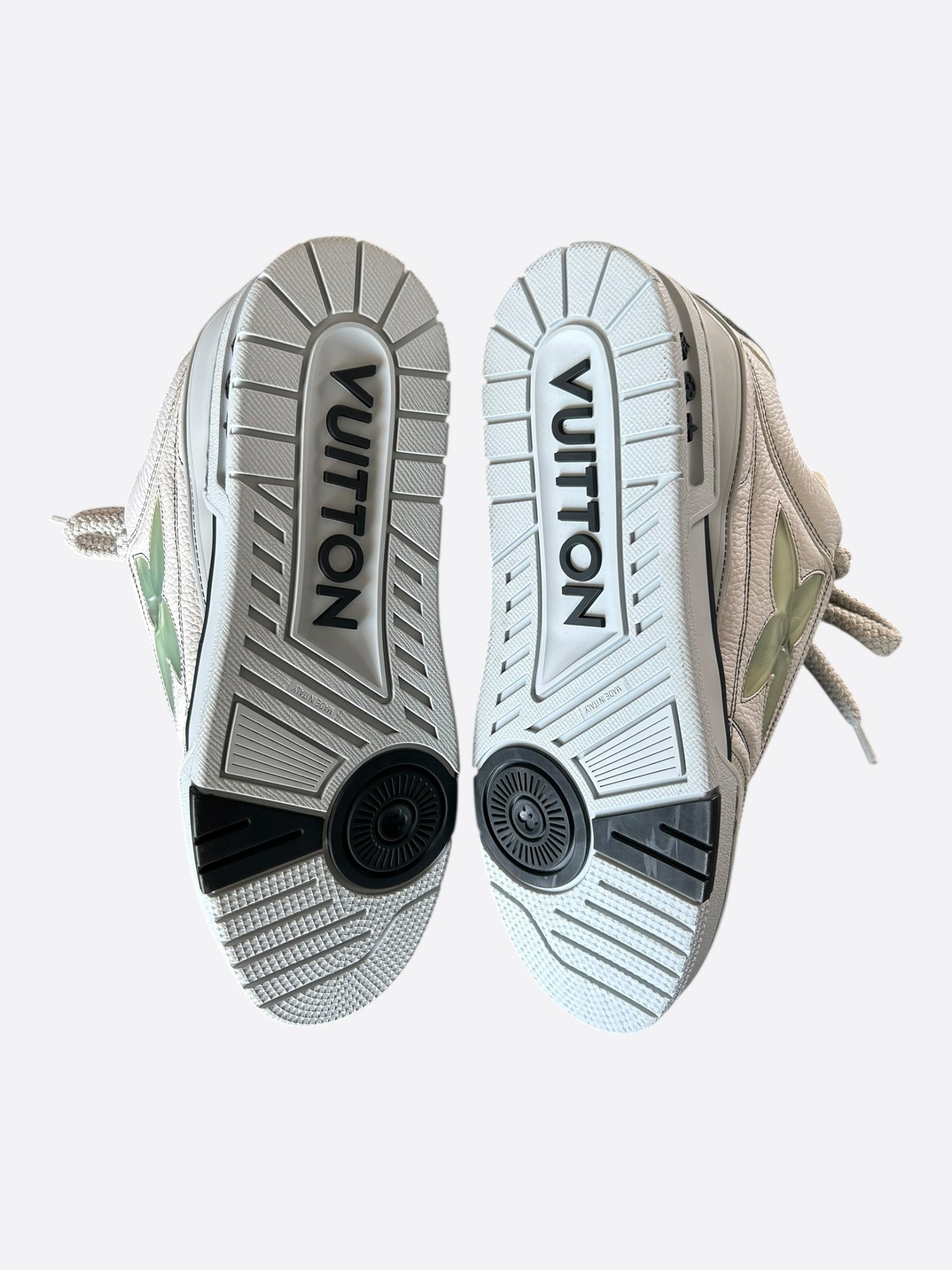 Louis Vuitton White & Grey Skate Trainers