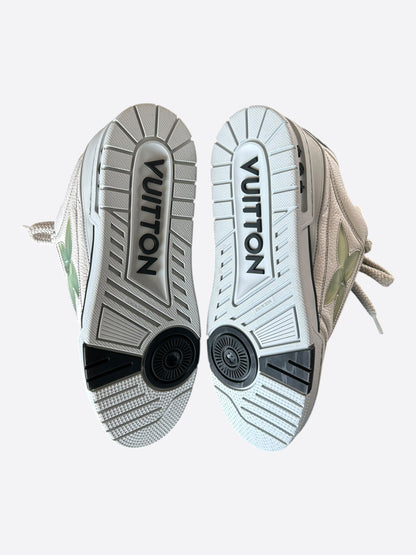 Louis Vuitton White & Grey Skate Trainers