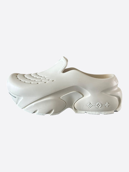 Louis Vuitton White Shark Clog