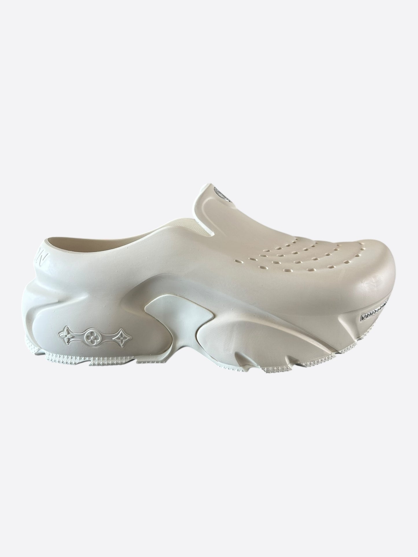 Louis Vuitton White Shark Clog