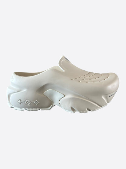 Louis Vuitton White Shark Clog