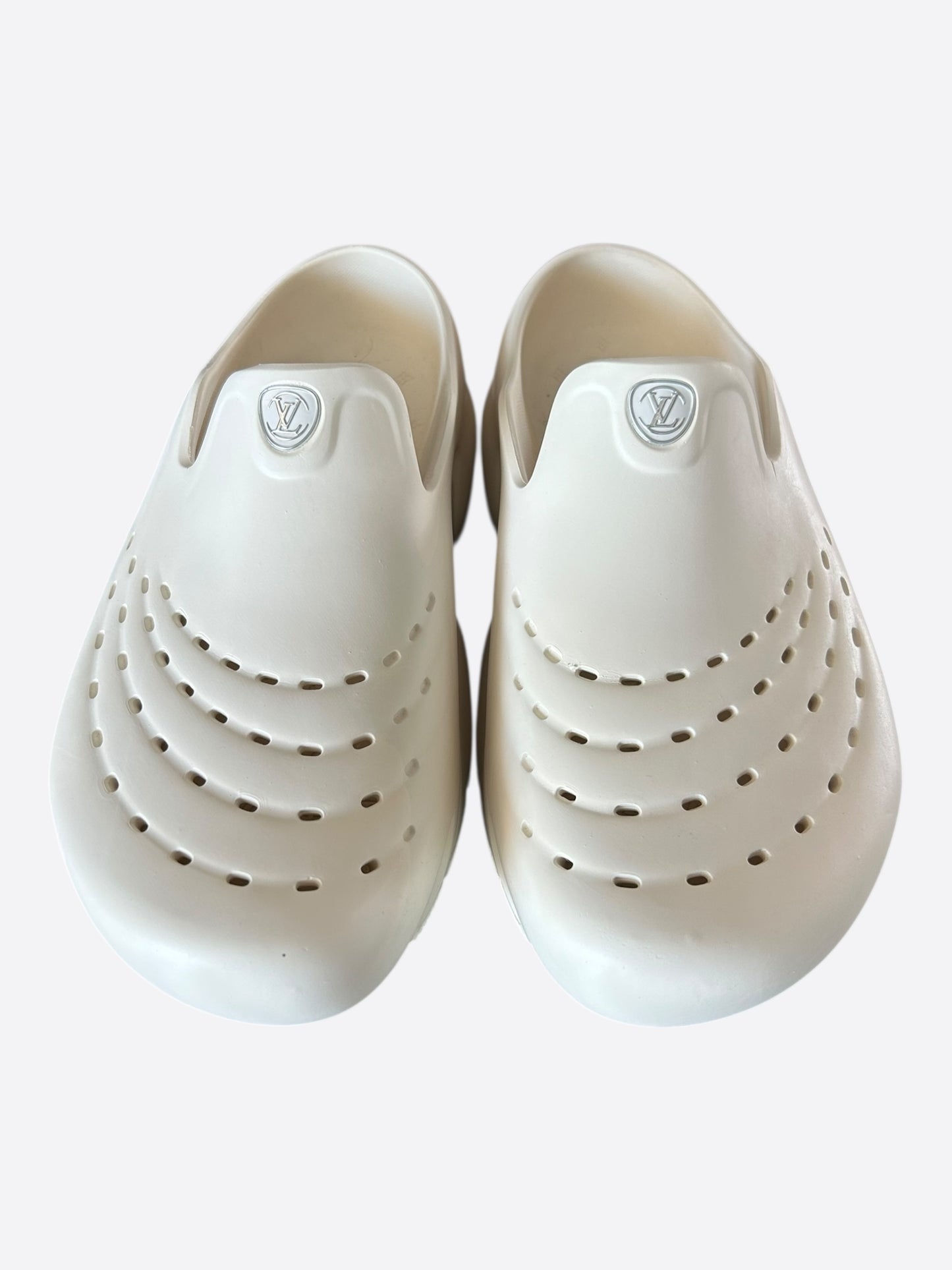 Louis Vuitton White Shark Clog