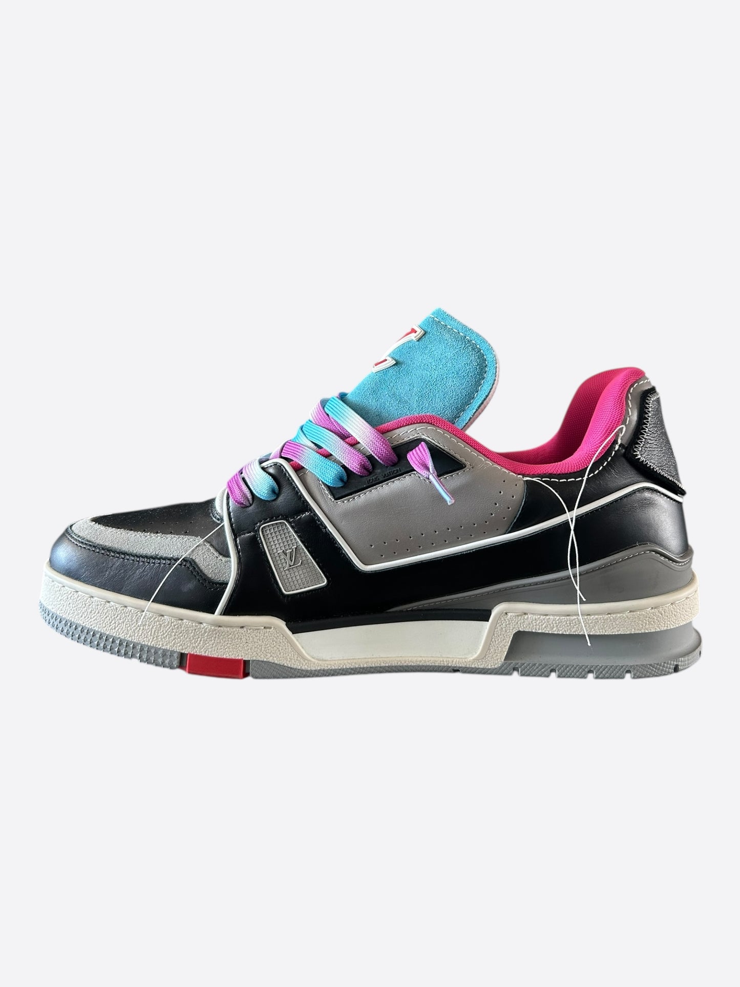 Louis Vuitton Black Multicolor Upcycle Trainers