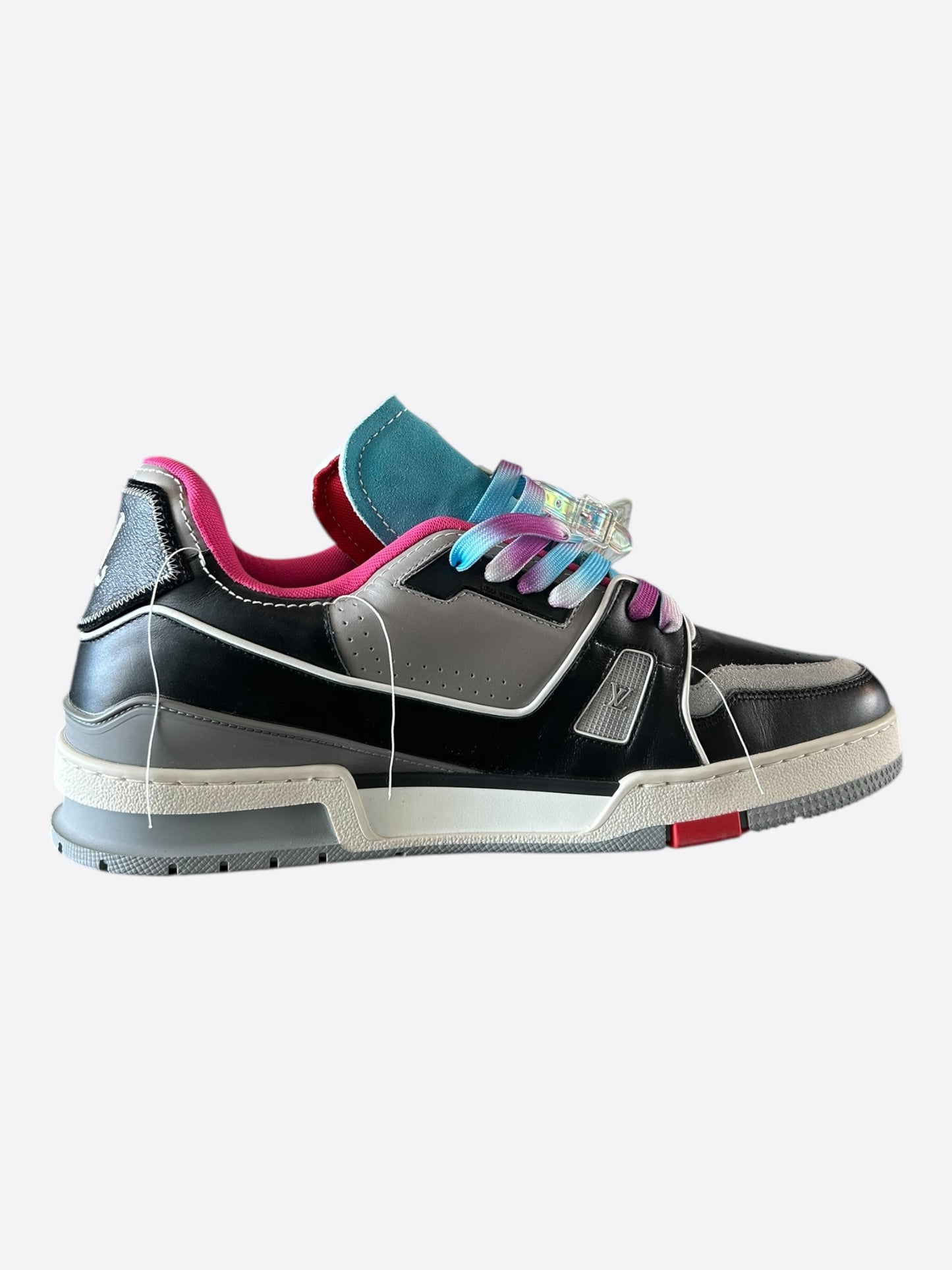 Louis Vuitton Black Multicolor Upcycle Trainers
