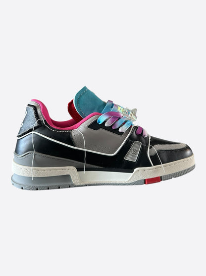Louis Vuitton Black Multicolor Upcycle Trainers