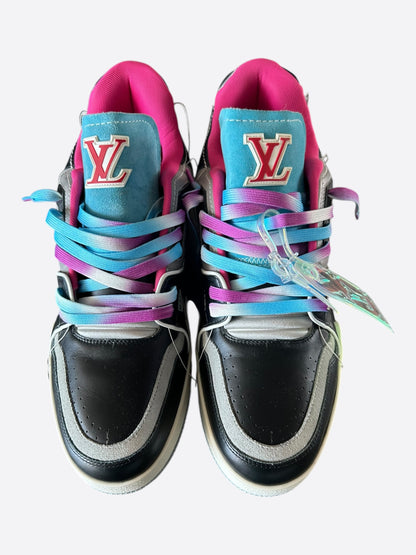 Louis Vuitton Black Multicolor Upcycle Trainers
