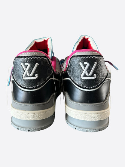 Louis Vuitton Black Multicolor Upcycle Trainers