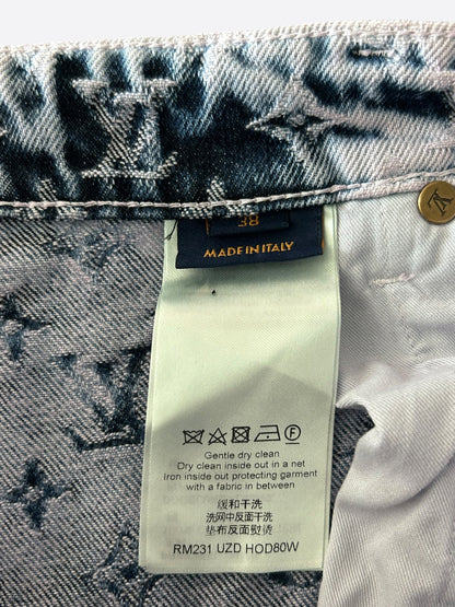 Louis Vuitton Purple & Blue Monogram Carpenter Jeans