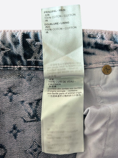 Louis Vuitton Purple & Blue Monogram Carpenter Jeans