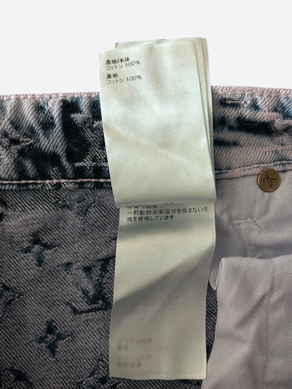 Louis Vuitton Purple & Blue Monogram Carpenter Jeans