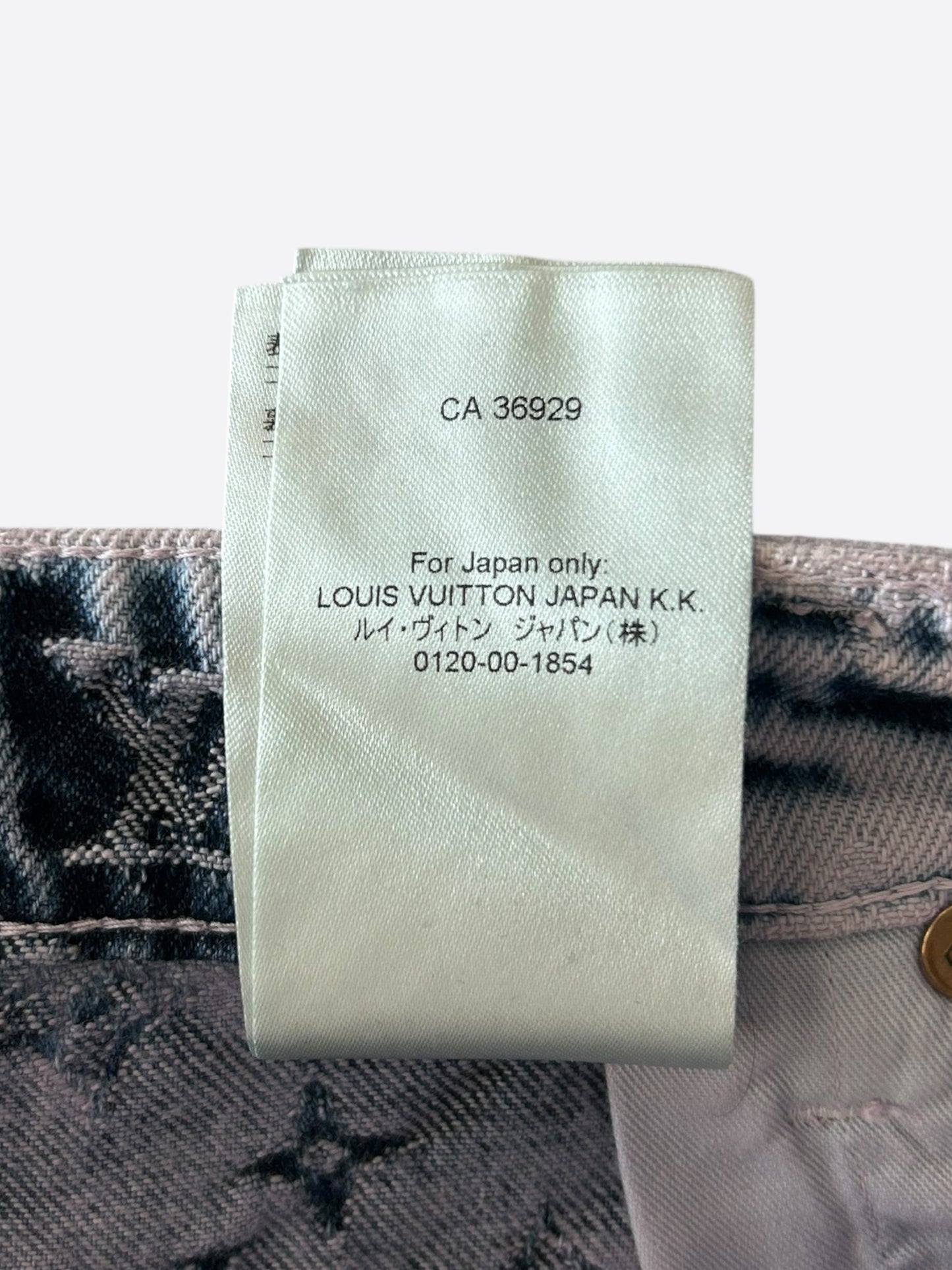 Louis Vuitton Purple & Blue Monogram Carpenter Jeans