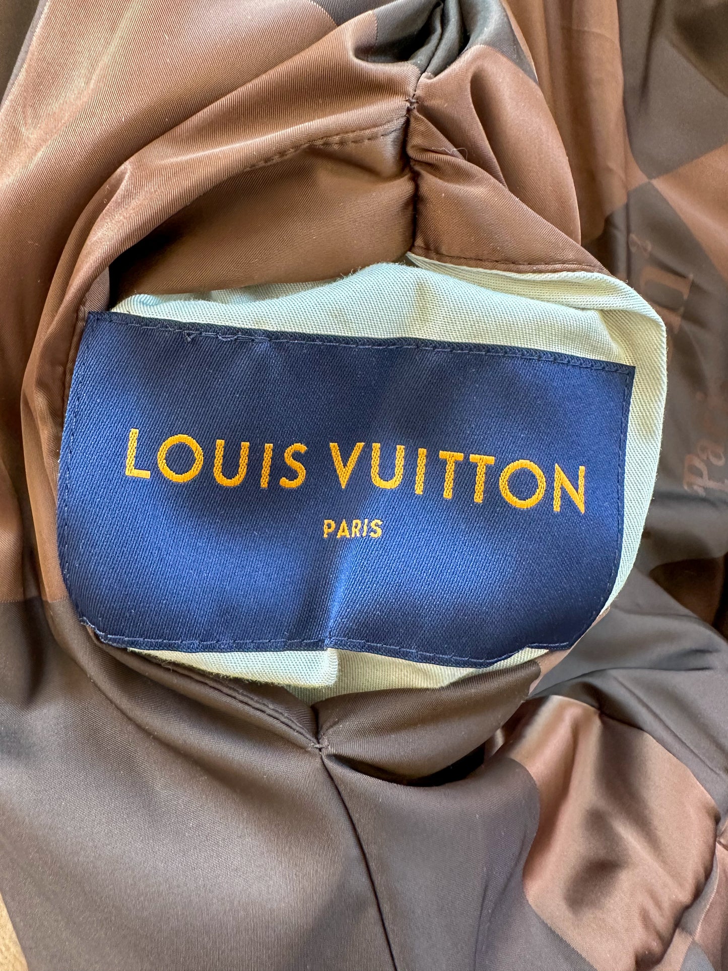 Louis Vuitton Brown Nigo Reversible Bomber Jacket