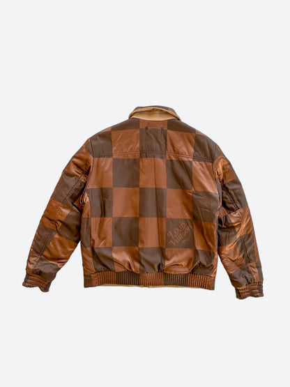 Louis Vuitton Brown Nigo Reversible Bomber Jacket