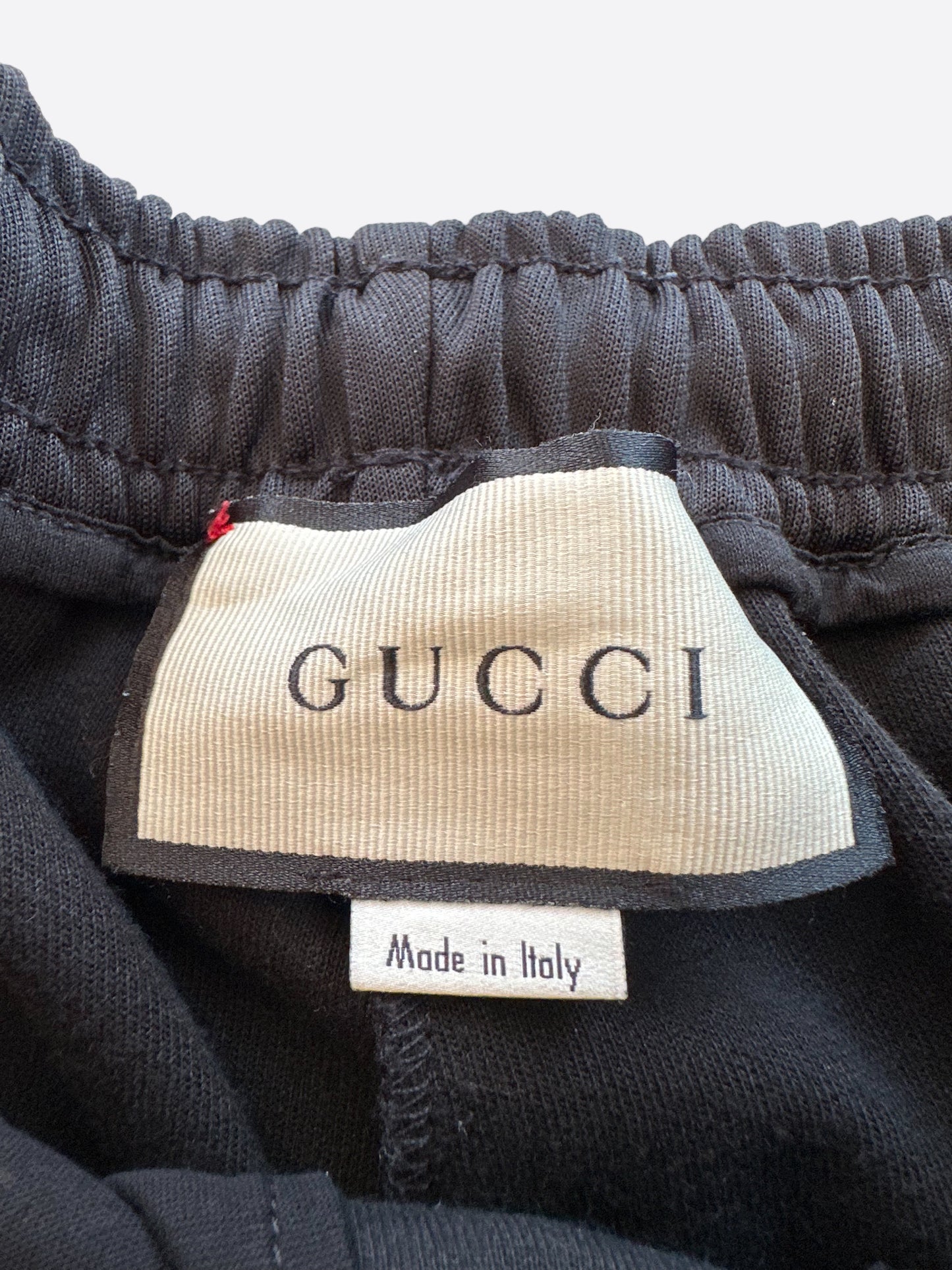 Gucci Black & Tan GG Monogram Striped Shorts
