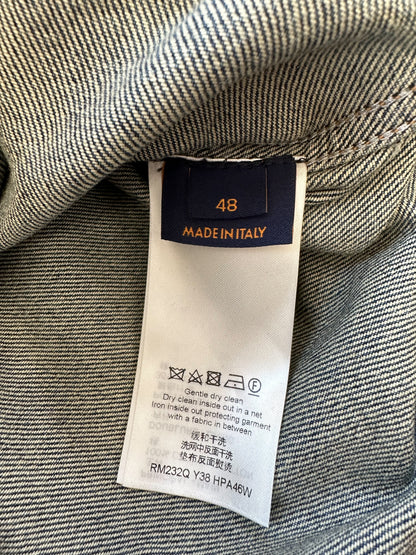 Louis Vuitton Blue Monogram Denim Workwear Jacket