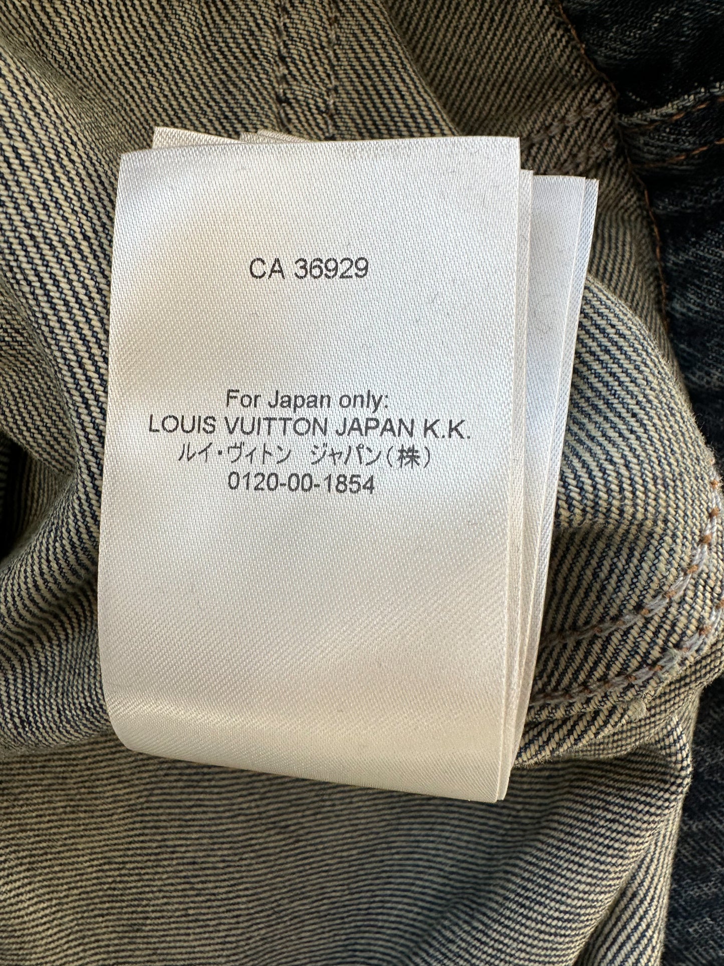 Louis Vuitton Blue Monogram Denim Workwear Jacket