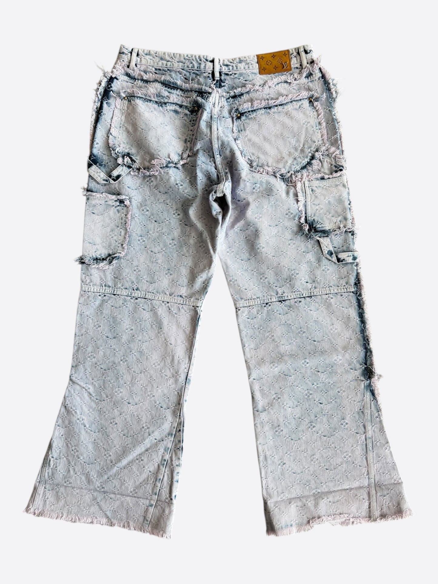 Louis Vuitton Purple & Blue Monogram Carpenter Jeans