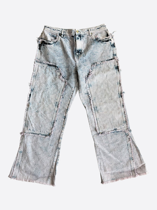 Louis Vuitton Purple & Blue Monogram Carpenter Jeans