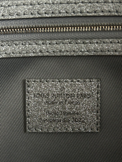 Louis Vuitton Silver Damier Glitter Keepall 50