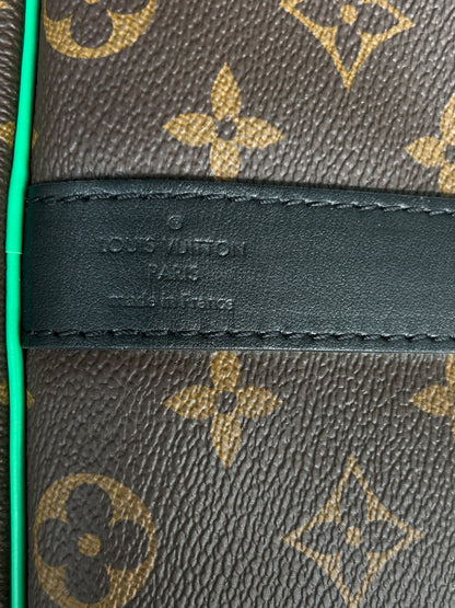 Louis Vuitton Brown & Green Monogram Keepall 50