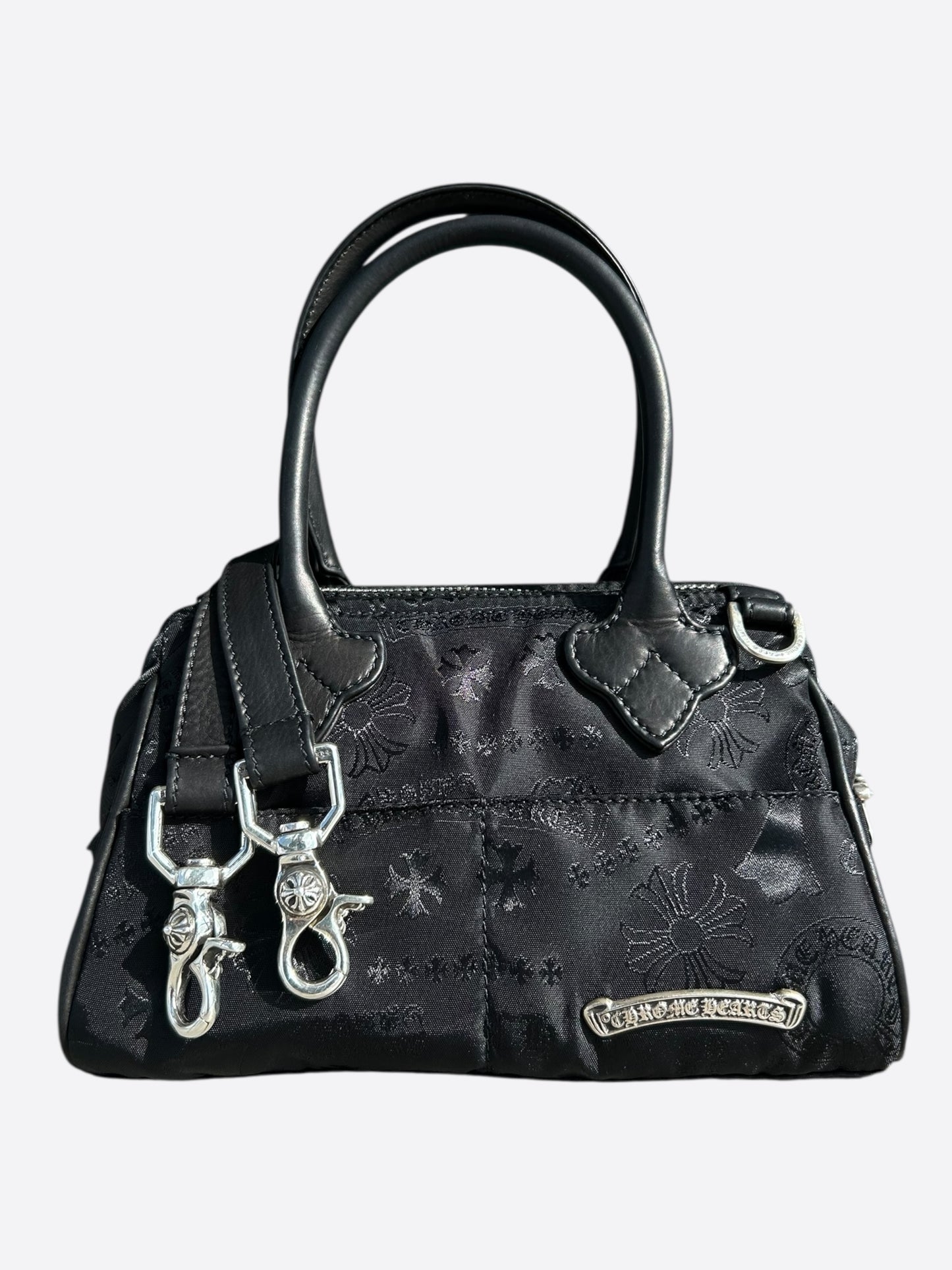 Chrome Hearts Black Stencil Mochita Bag