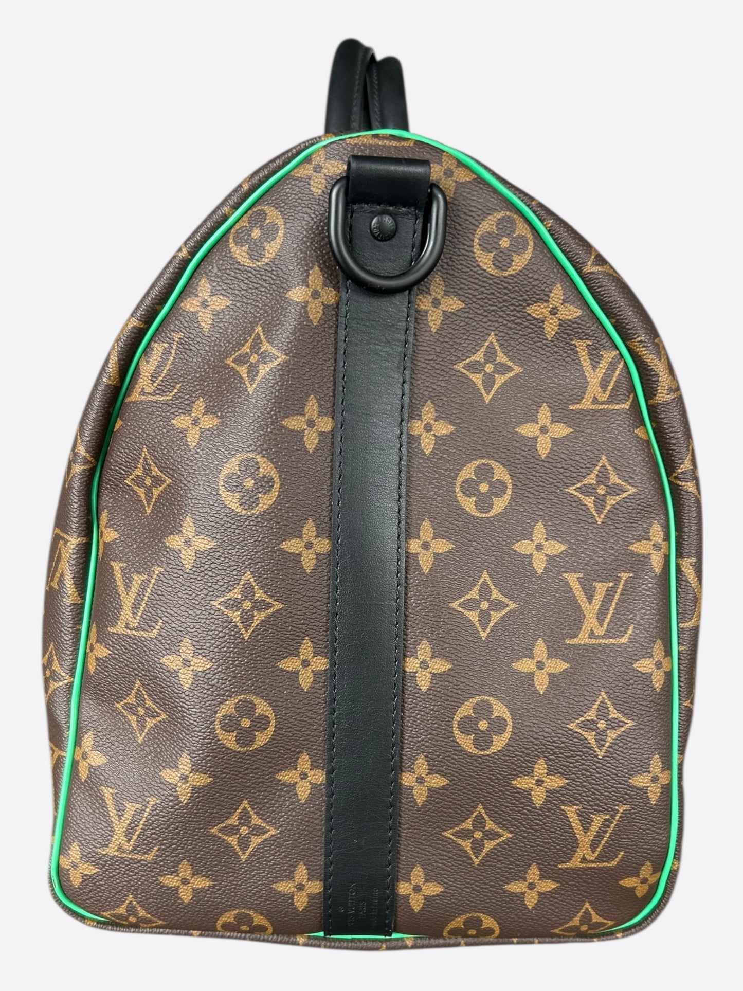 Louis Vuitton Brown & Green Monogram Keepall 50