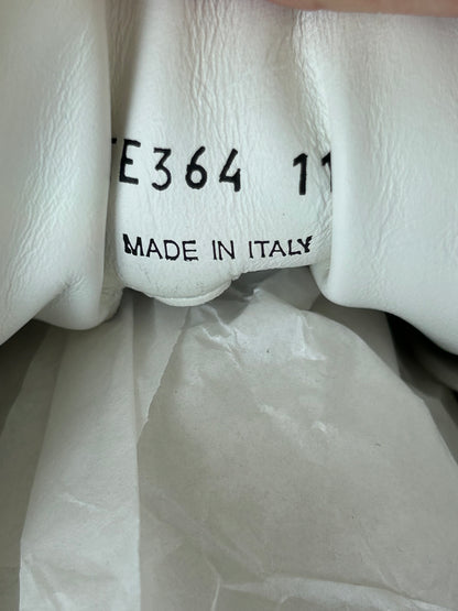 Prada White & Silver Downtown Sneakers