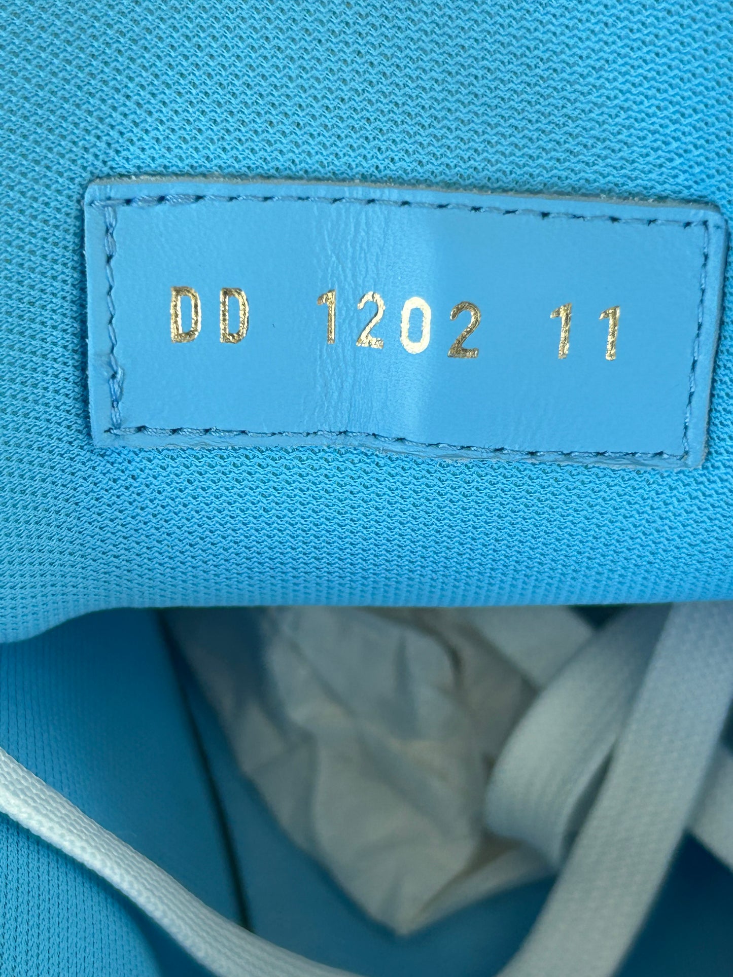 Louis Vuitton Blue & White Monogram Trainers