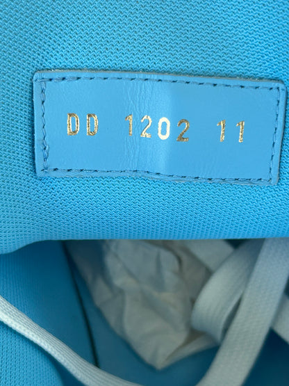 Louis Vuitton Blue & White Monogram Trainers