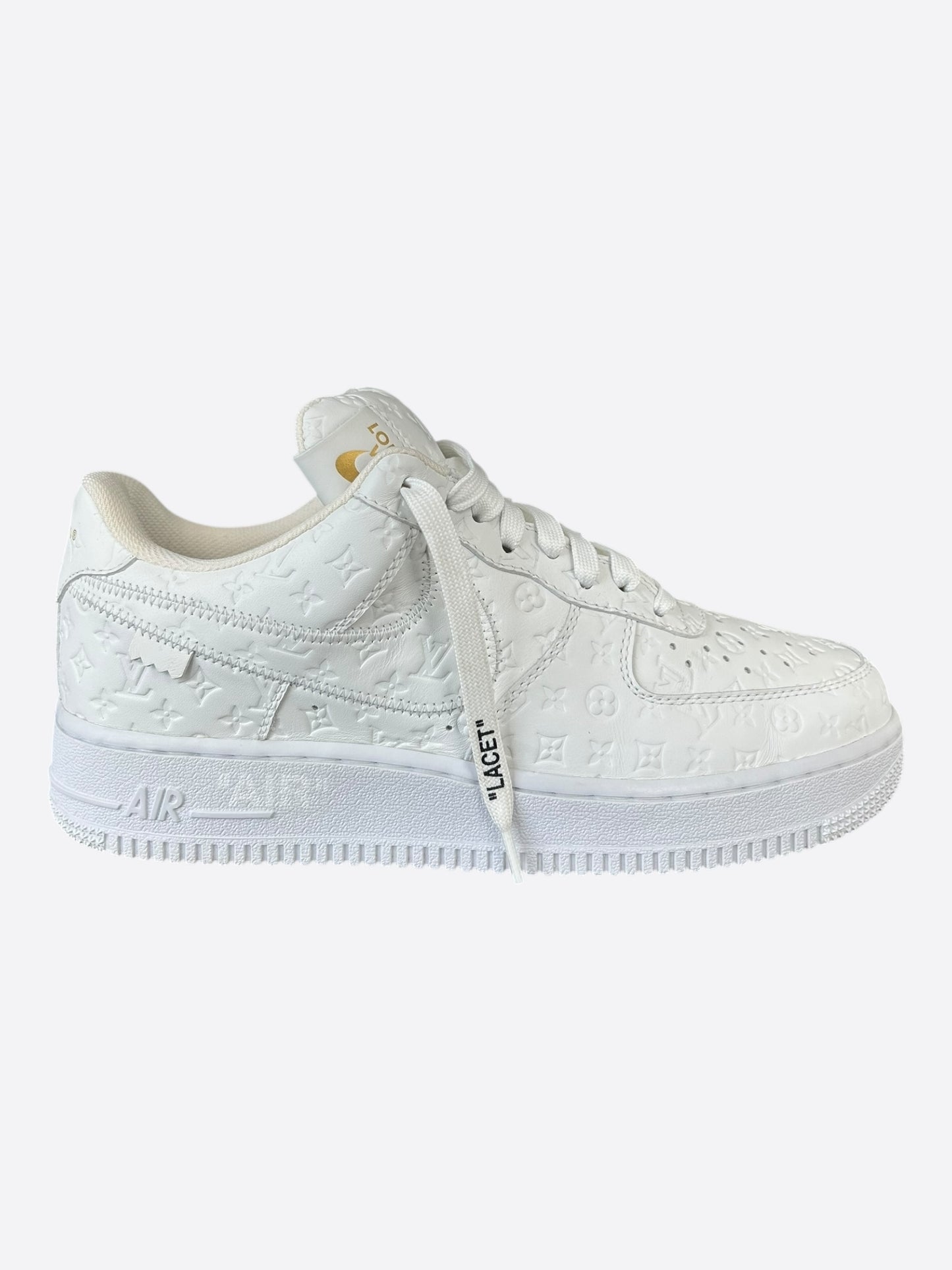 Louis Vuitton Nike White Monogram Air Force 1