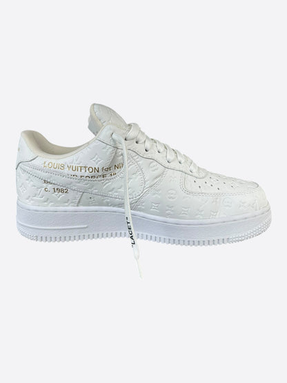 Louis Vuitton Nike White Monogram Air Force 1