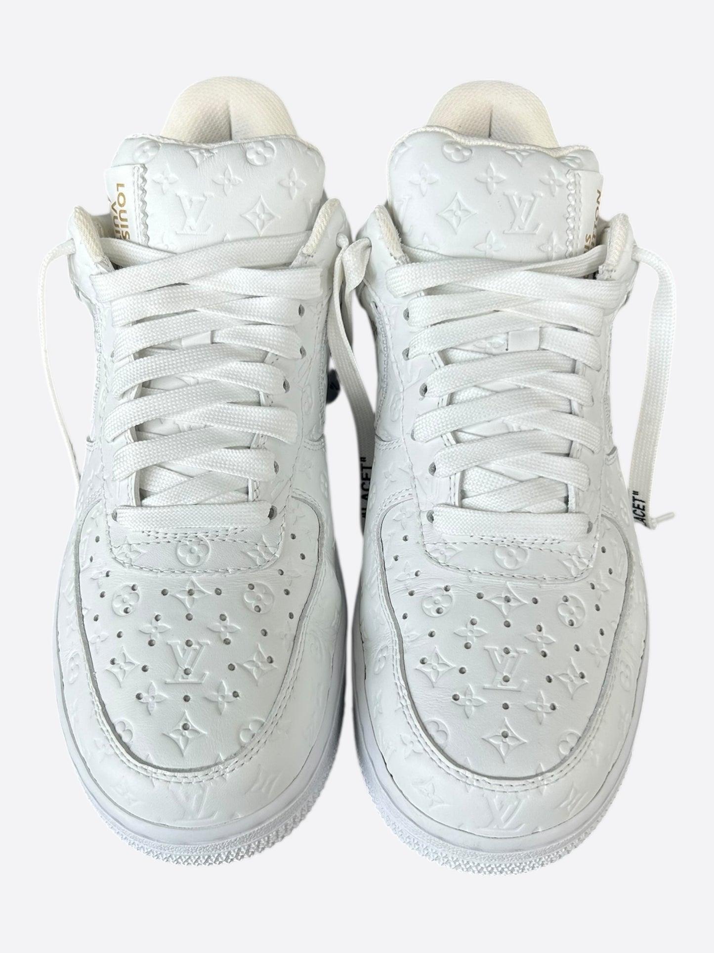 Louis Vuitton Nike White Monogram Air Force 1