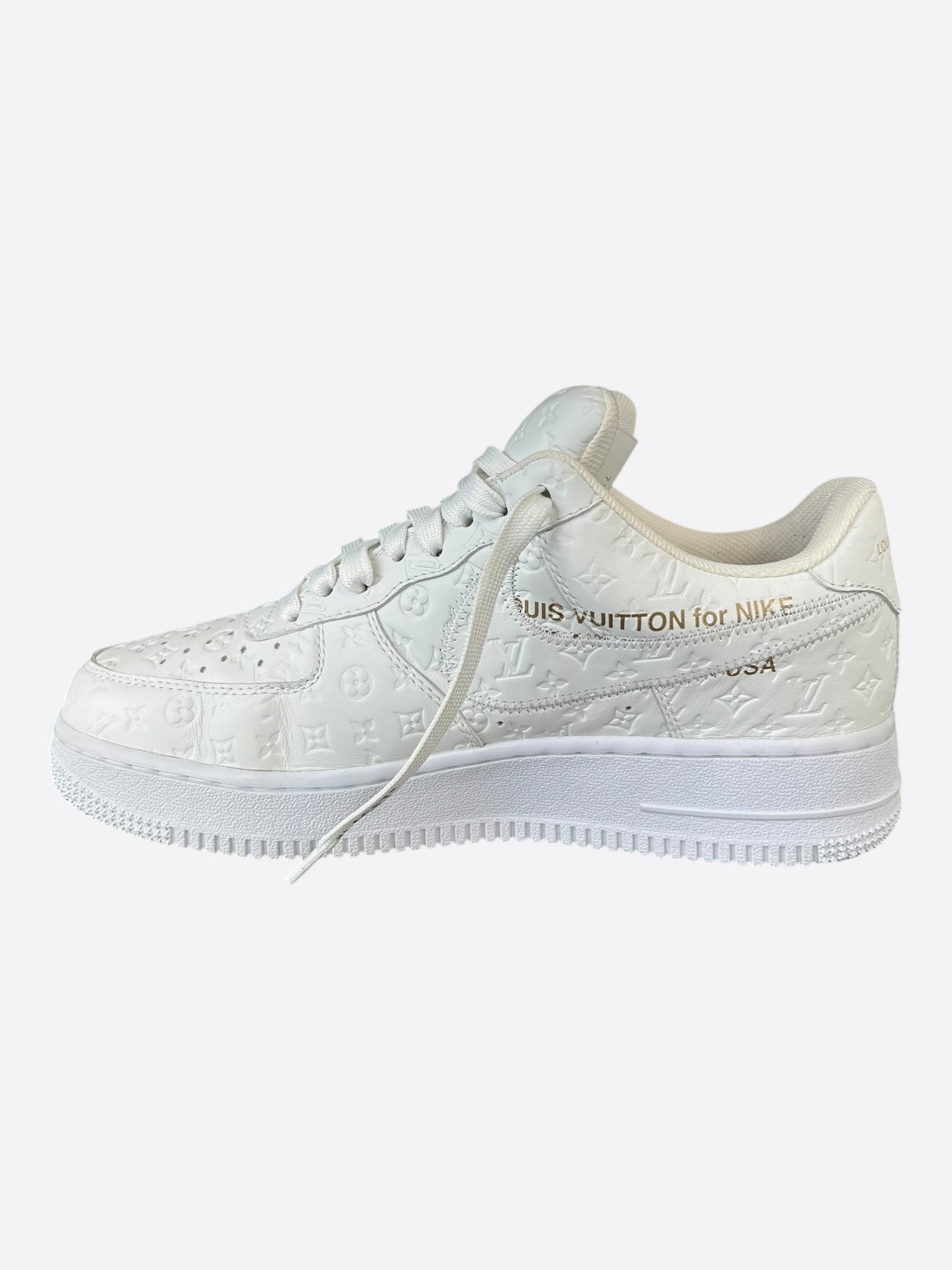 Louis Vuitton Nike White Monogram Air Force 1